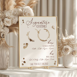 恋は淹れています！コーヒーをテーマにしたシグネチャードリンク ポスター