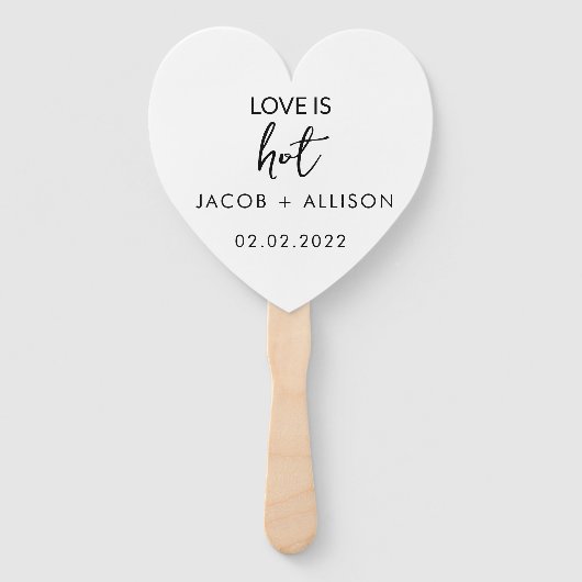 恋は熱い ハンドファン (裏面)