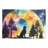 恋は犬の待ち伏せ 枕カバー (裏面-左)