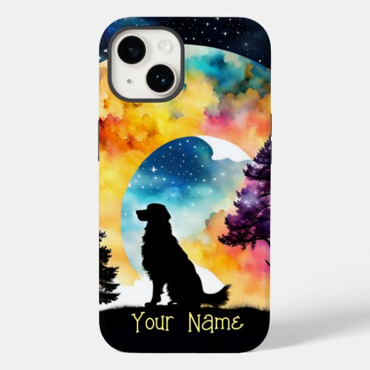 恋は犬の待ち伏せ Case-Mate iPhoneケース (裏面)