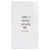 恋は甘いアップルチョコレートカップル スモールペーパーバッグ (裏面)