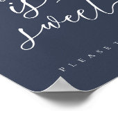 恋は甘いシンプル海軍 ポスター (角)