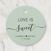 恋は甘いセージ・グリーン結婚ズ フェイバータグ (正面)