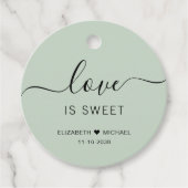 恋は甘いセージ・グリーン結婚ズ フェイバータグ (正面)