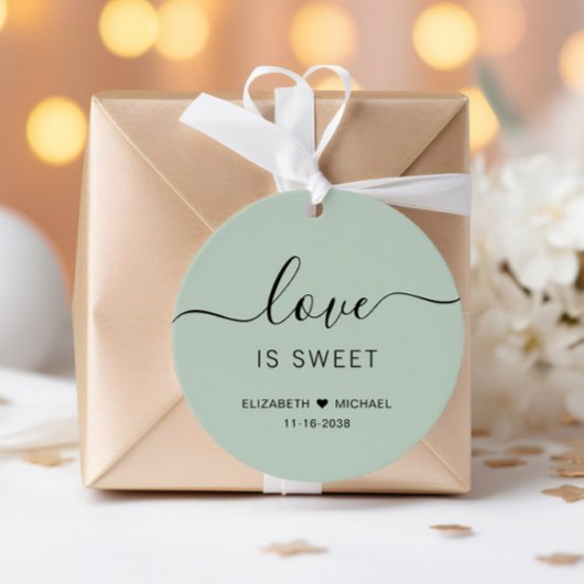 恋は甘いセージ・グリーン結婚ズ フェイバータグ