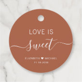 恋は甘いテラコッタ結婚の フェイバータグ (裏面)