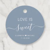 恋は甘い塵の青結婚い フェイバータグ (正面)