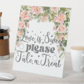 恋は甘い楽しみを受け結婚て 台座サイン (インサイチュ)