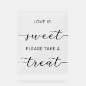 恋は甘い楽しみ アクリルサイン (正面)