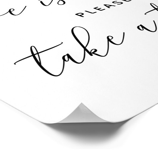 恋は甘い物だ。白黒結婚の ポスター (角)