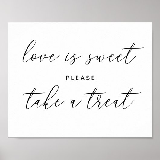 恋は甘い物だ。白黒結婚の ポスター (正面)