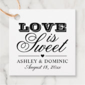 『恋は甘い白と黒のモノ結婚グラム』 フェイバータグ (正面)