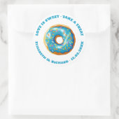 恋は甘い結婚ドーナツ ラウンドシール (バッグ)