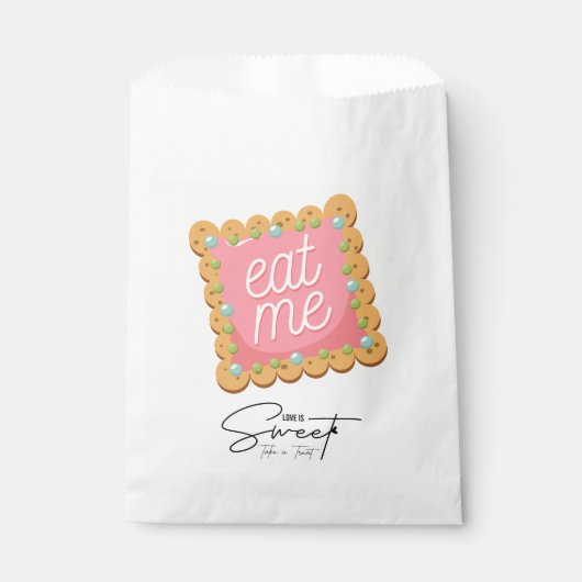 恋は甘い お茶会のお土産をどうぞ フェイバーバッグ (正面)