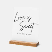 恋は甘い、楽しんでく結婚れ アクリルサイン (傾斜)