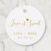 恋は甘パーソナライズされた結婚い フェイバータグ (正面)