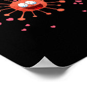 恋は空中にあるが、インフルエンザのバレンタイン ポスター (角)