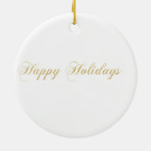 恋は空中に、たった今結婚しました セラミックオーナメント (裏面)