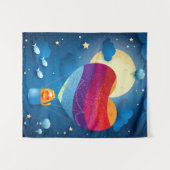 恋は空中タペストリー タペストリー (正面(横))