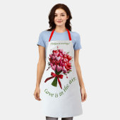 恋は空中パーソナライズされただ エプロン (着用した状態)