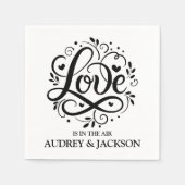 恋は空中結婚だ スタンダードカクテルナプキン (正面)