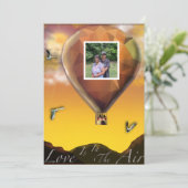 恋は空中結婚式招待状 招待状 (スタンド正面)