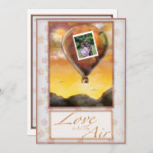 恋は空中結婚式招待状 招待状 (正面/裏面)