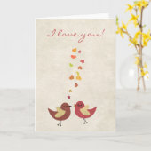 恋は空中 カード (黄色い花)