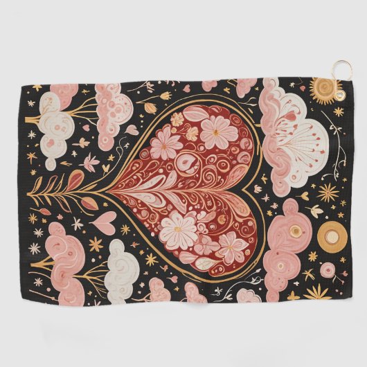 恋は空中 ゴルフタオル (横)