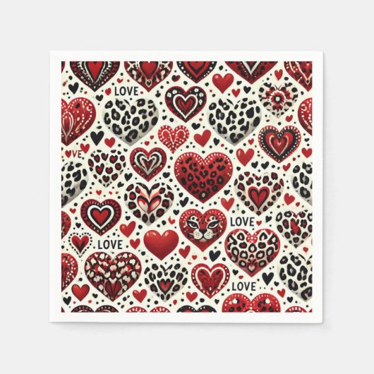 恋は空中 スタンダードカクテルナプキン (正面)