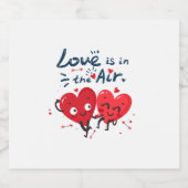 恋は空中 スパークリングワインラベル (シングルラベル)