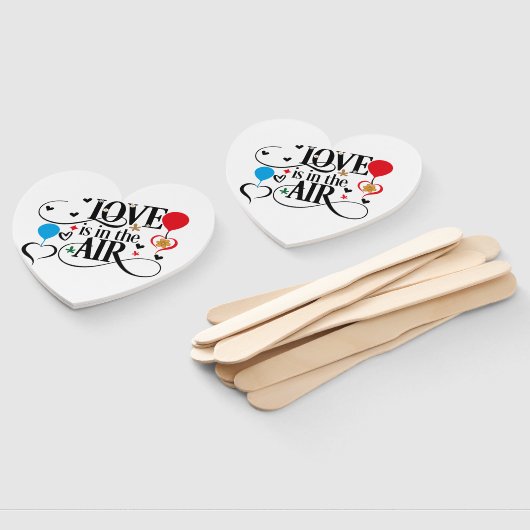 恋は空中 ハンドファン (組立なし)