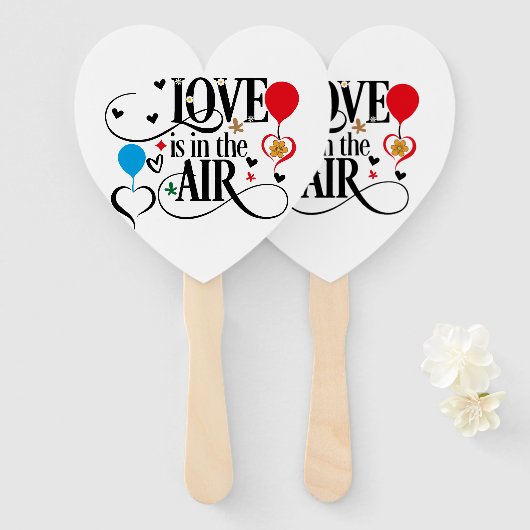 恋は空中 ハンドファン (正面&裏面)