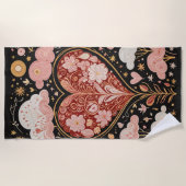 恋は空中 ビーチタオル (正面)