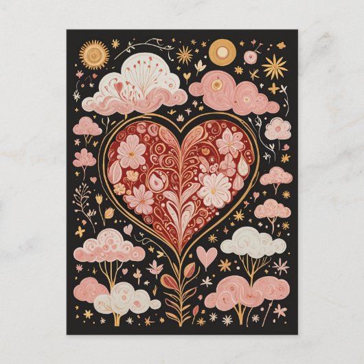 恋は空中 ポストカード (正面)