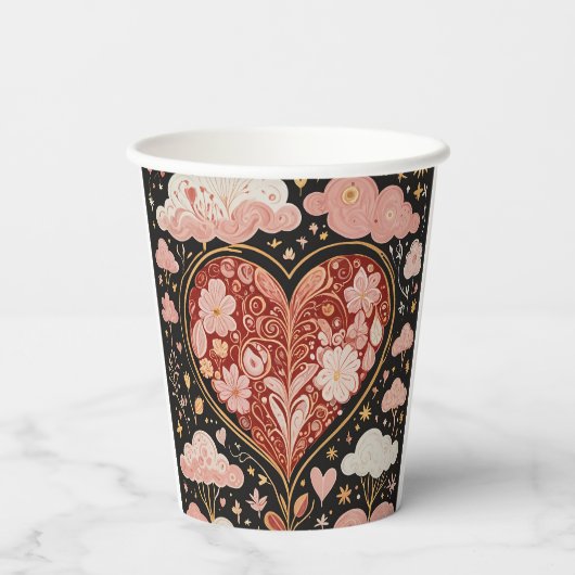 恋は空中 紙コップ (裏面)