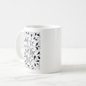 恋は空想の渦に巻かれている コーヒーマグカップ (正面左)