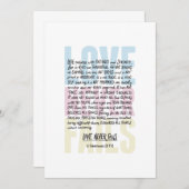 恋は絶えぬ 招待状 (正面/裏面)