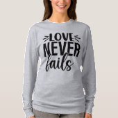 恋は絶えぬ Tシャツ (正面)