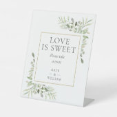 恋は緑に甘結婚い 台座サイン (正面)