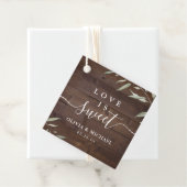 恋は緑エレガントの木の素朴な結婚もの フェイバータグ (インサイチュ)