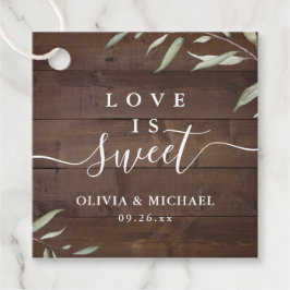 恋は緑エレガントの木の素朴な結婚もの フェイバータグ