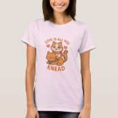 恋は膝の上だ Tシャツ (正面)