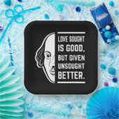 恋は良いシェークスピアの引用文 ペーパープレート (パーティー)