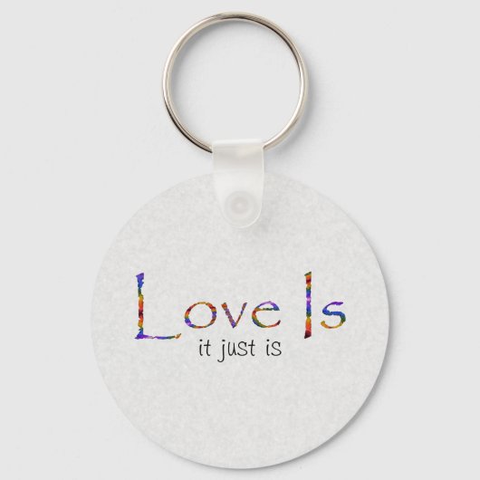 恋は虹 キーホルダー (正面)