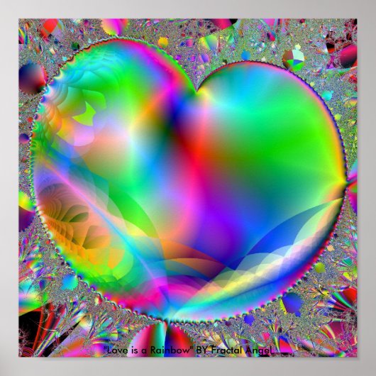 恋は虹 ポスター (正面)