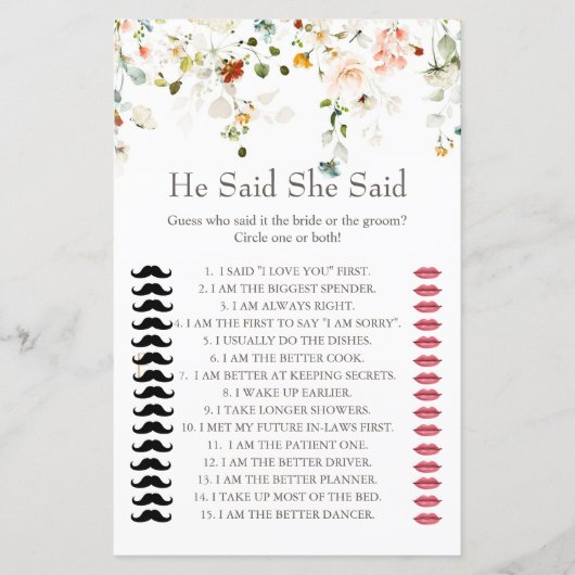 恋は開花で彼は彼女はシャワーのゲームを言った (正面)