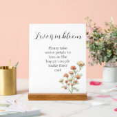 恋は開花の結婚前兆 アクリルサイン (ウェディング)