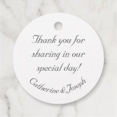 恋は開花バラ結婚の フェイバータグ (裏面)