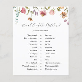 恋は開花ワイルドフラワーの彼女はむしろゲーム